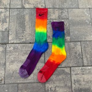 Tye Die Nike Socks custom!